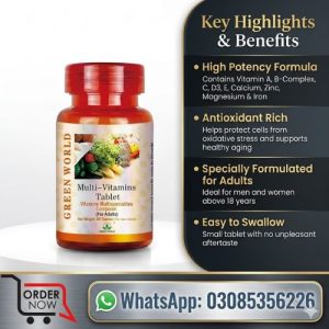 Multi Vitamins Tablet For Adults